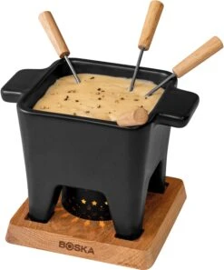 Boska Fondueset - 4 Personen - Zwart -Goedkope Keuken Benodigdheden 853529 Tapas Fondue Nero L 1