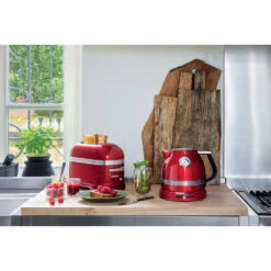 KitchenAid Waterkoker Artisan - Temperatuurregeling - Tingrijs - 1.5 Liter - 5KEK1522EMS -Goedkope Keuken Benodigdheden 859780001230