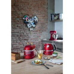 KitchenAid Waterkoker Artisan - Temperatuurregeling - Appelrood - 1.5 Liter - 5KEK1522ECA -Goedkope Keuken Benodigdheden 8597800012305B15D 1