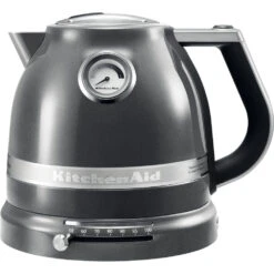 KitchenAid Waterkoker Artisan - Temperatuurregeling - Tingrijs - 1.5 Liter - 5KEK1522EMS -Goedkope Keuken Benodigdheden 8597800014005B15D