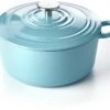 BK Braadpan Bourgogne - Aqua Blue - ø 24 Cm / 4.2 Liter -Goedkope Keuken Benodigdheden 8718311317527 2