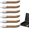 Jay Hill Steakvorken Laguiole - Olijfhout - 6 Stuks -Goedkope Keuken Benodigdheden 8720364450892 2