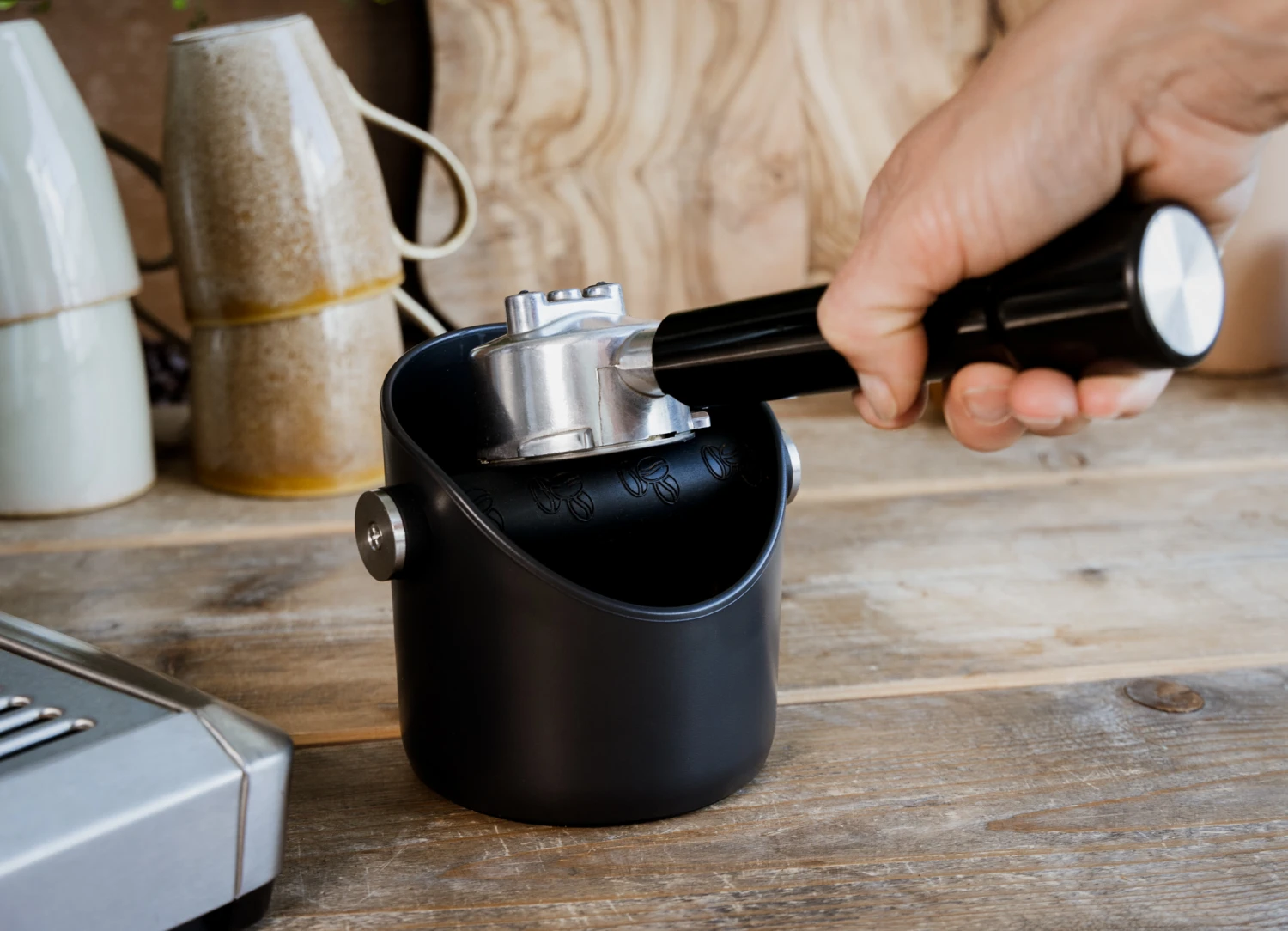 Jay Hill Uitklopbak Koffie Espresso Zwart RVS Jay Hill Uitklopbak Koffie Espresso Zwart RVS -Goedkope Keuken Benodigdheden 8720364451134