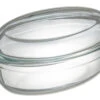 Sareva Ovenschaal Met Deksel - Hittebestendig Glas - Ovaal - 28 X 19 Cm / 4 Liter -Goedkope Keuken Benodigdheden 8720364451882