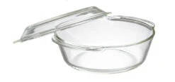 Sareva Ovenschaal Met Deksel - Hittebestendig Glas - ø 21.5 Cm / 2 Liter -Goedkope Keuken Benodigdheden 8720364451905 1