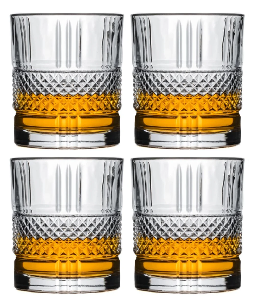 Cookinglife Whiskey Glazen / Cocktailglazen / Waterglazen Monea - 230 Ml - 4 Stuks