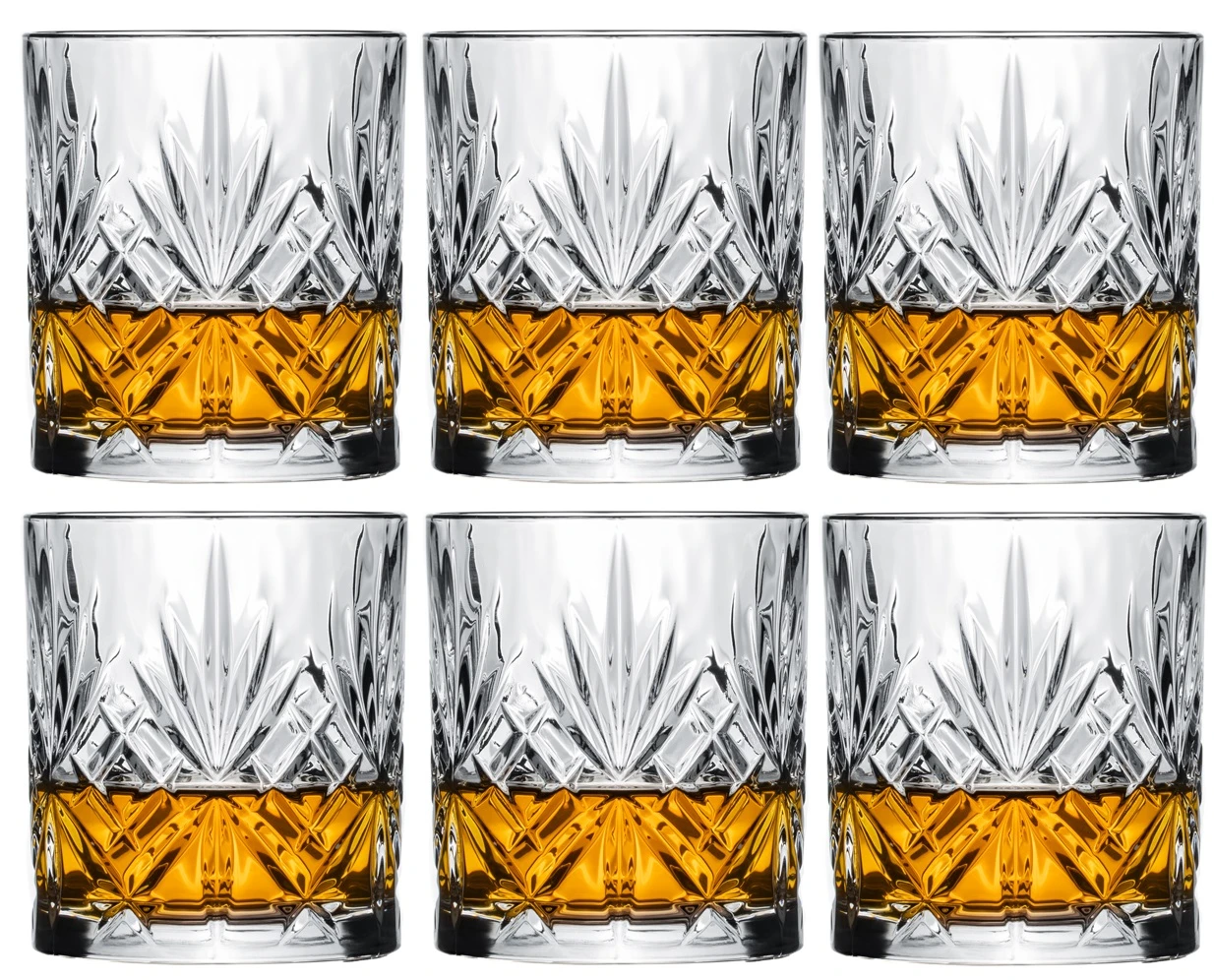 Cookinglife Whiskey Glazen / Cocktailglazen / Waterglazen Moy - 340 ml - 6 stuks Cookinglife Whiskey Glazen / Cocktailglazen / Waterglazen Moy - 340 Ml - 6 Stuks -Goedkope Keuken Benodigdheden 8720955225762