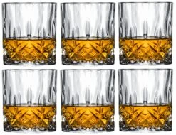 Cookinglife Whiskey Glazen / Cocktailglazen / Waterglazen Moray - 320 Ml - 6 Stuks -Goedkope Keuken Benodigdheden 8720955225793