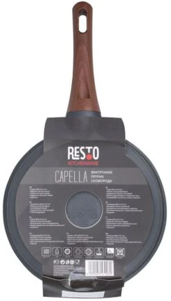 Resto Kitchenware Koekenpan Capella - ø 24 Cm - Standaard Anti-aanbaklaag -Goedkope Keuken Benodigdheden 93509.4260403579060.ver07 2