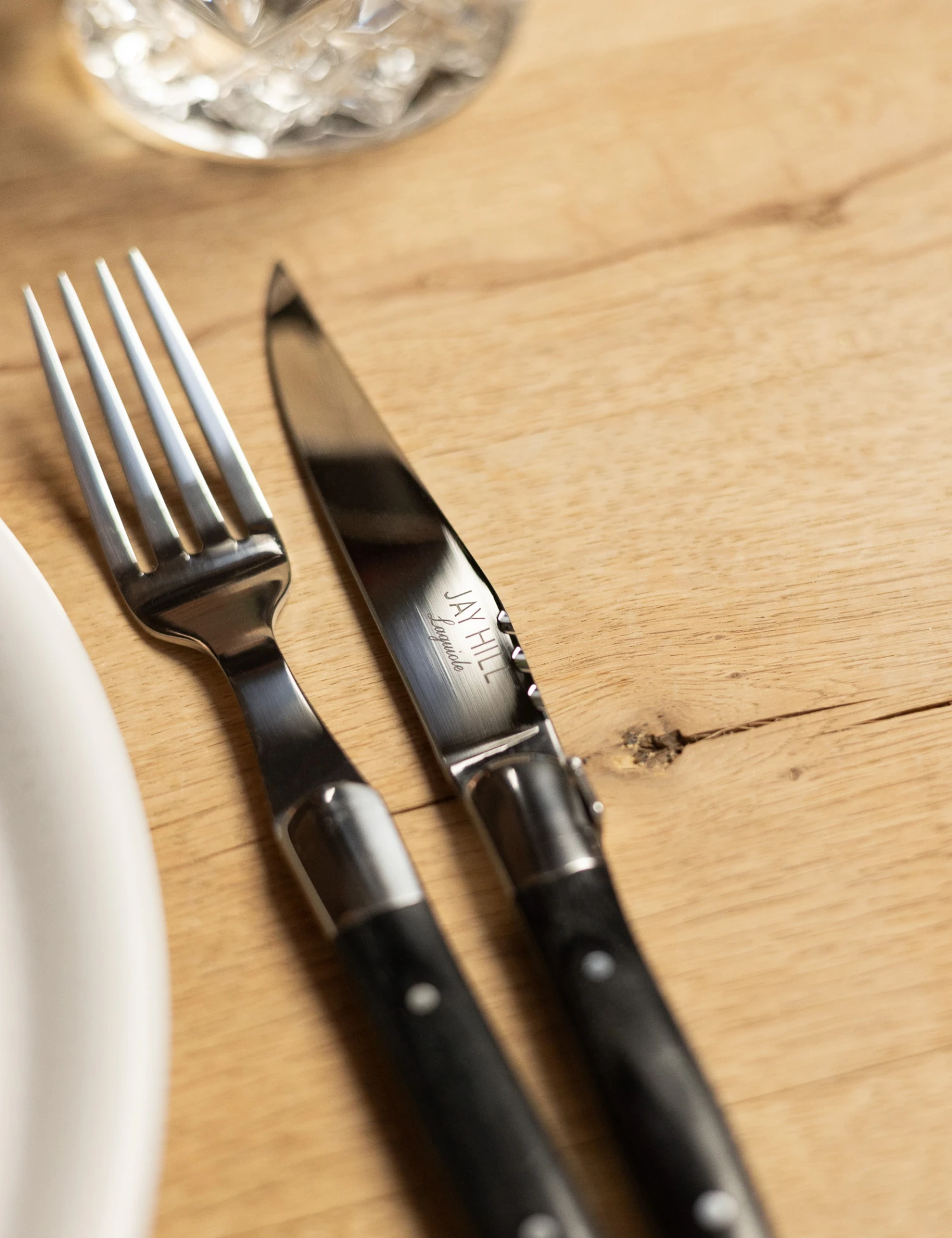 Jay Hill Bestekset Laguiole - Zwart - 24 delig / 6 personen Jay Hill Bestekset Laguiole - Zwart - 24 Delig / 6 Personen -Goedkope Keuken Benodigdheden AR7A5843 2