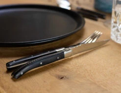 Jay Hill Bestekset Laguiole - Zwart - 24 Delig / 6 Personen 4 Jay Hill Bestekset Laguiole - Zwart - 24 Delig / 6 Personen -Goedkope Keuken Benodigdheden AR7A5876 2