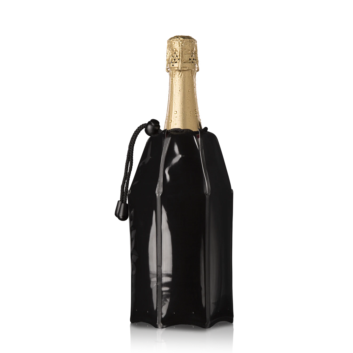 Vacu Vin Champagnekoeler Active Cooler - Sleeve - Zwart Vacu Vin Champagnekoeler Active Cooler - Sleeve - Zwart -Goedkope Keuken Benodigdheden ActiveCooler Champagne Black