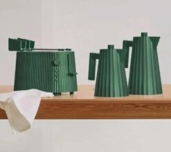 Alessi Citruspers Plissé - Elektrisch - Groen - Michele De Lucchi - MDL07 GR -Goedkope Keuken Benodigdheden Alessi Plisse Groen 3