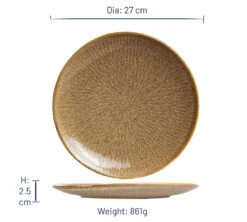 Jay Hill Serviesset Alderney - 4-delig - Bruin/Geel -Goedkope Keuken Benodigdheden Asset 76@2x 80