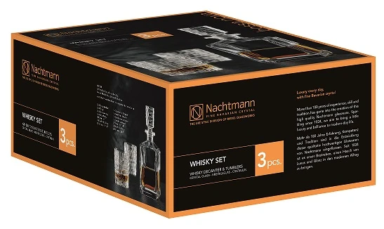 Nachtmann Whiskey Set Bossa Nova - 3 delige set Nachtmann Whiskey Set Bossa Nova - 3 Delige Set -Goedkope Keuken Benodigdheden BOX Bossa Nova PU3 WhiskySet 101095 draft