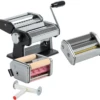 Blackwell Pastamachine Set (met 2 Opzetstukken) - Zwart -Goedkope Keuken Benodigdheden BW Pastamachine zwart