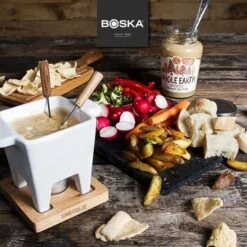 Boska Fondueset - 2 Personen - Wit -Goedkope Keuken Benodigdheden Boska Tapas Fondue Eiken 2