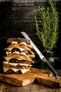 Laguiole Style De Vie Broodmes Zwart -Goedkope Keuken Benodigdheden Broodmes Laguiole zwart sf gr 2