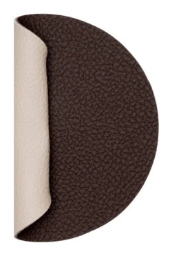 Jay Hill Placemats - Vegan Leer - Bruin / Zand - Dubbelzijdig - ø 38 Cm - 6 Stuks -Goedkope Keuken Benodigdheden CL.118086 2