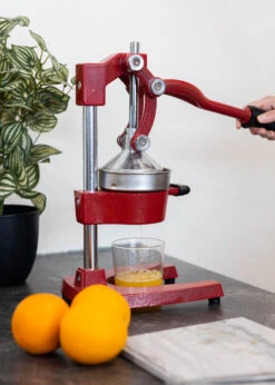 Sareva Citruspers - Gietijzer - Hevelmodel - Rood 6 Sareva Citruspers - Gietijzer - Hevelmodel - Rood -Goedkope Keuken Benodigdheden Citruspers 7