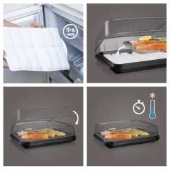 Vacu Vin Koelhoudplaat Active Cool Plate - Zwart -Goedkope Keuken Benodigdheden CoolPlate Instructions 2