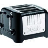 Dualit Broodrooster Lite - 4 Sleuven - Black - D46225 -Goedkope Keuken Benodigdheden D46225 001 Lite 4slot zwart 536mb