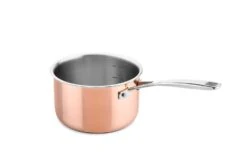 DUCQ Steelpan Met Deksel - Koper - ø 16 Cm / 1.5 Liter -Goedkope Keuken Benodigdheden DU101116 1