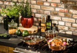 DUCQ Steelpan Met Deksel - Koper - ø 16 Cm / 1.5 Liter -Goedkope Keuken Benodigdheden DUCQ 030