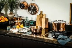 DUCQ Steelpan Met Deksel - Koper - ø 16 Cm / 1.5 Liter -Goedkope Keuken Benodigdheden DUCQ 037