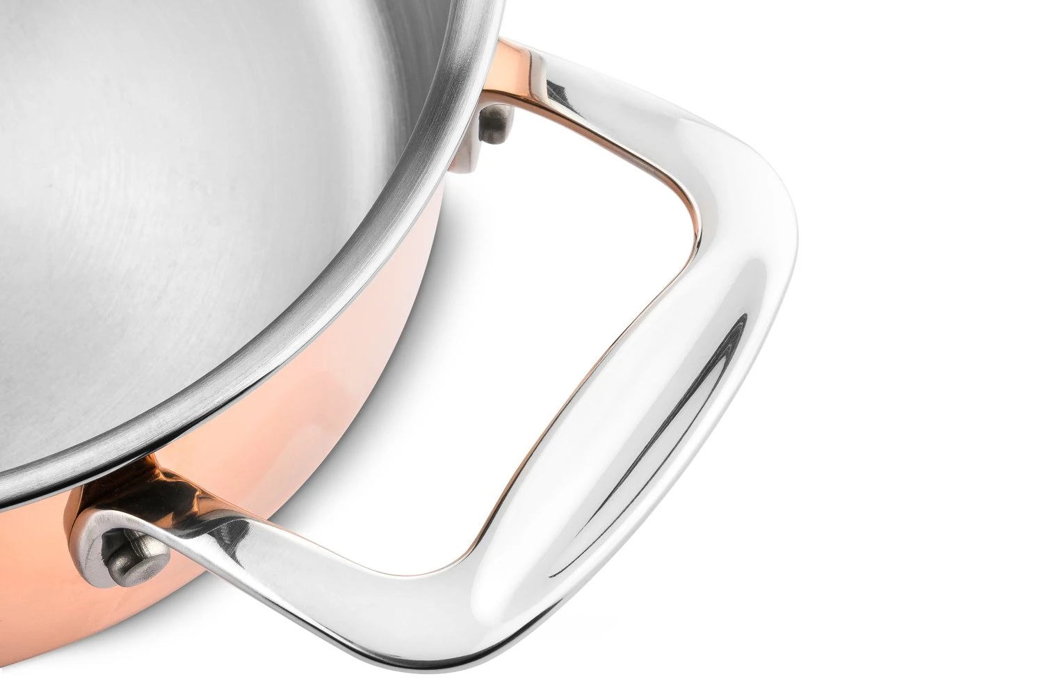 DUCQ Kookpan - Koper - ø 20 cm / 2 liter DUCQ Kookpan - Koper - ø 20 Cm / 2 Liter -Goedkope Keuken Benodigdheden DUCQ handle 1