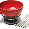 Emile Henry Fondue Set - Grand Cru 1 Emile Henry Fondue Set - Grand Cru -Goedkope Keuken Benodigdheden Emile Henry Fondue set Grand Cru