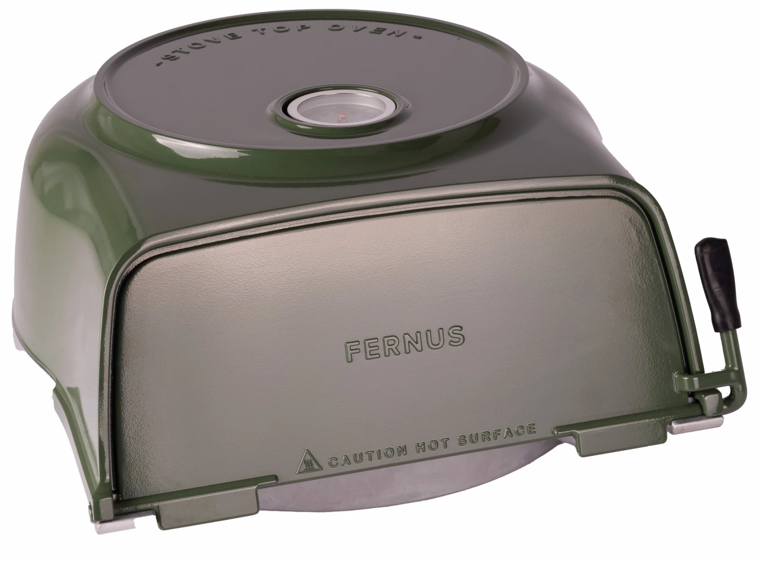 Fernus & Friends Pizza Oven - voor Fornuis - duck green - voor ø 26 cm pizza's Fernus & Friends Pizza Oven - Voor Fornuis - Duck Green - Voor ø 26 Cm Pizza's -Goedkope Keuken Benodigdheden Fernus groen 1a