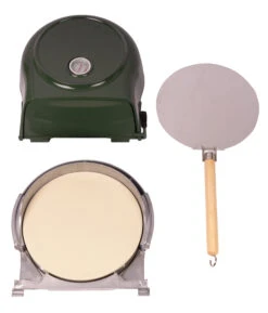 Fernus & Friends Pizza Oven - Voor Fornuis - Duck Green - Voor ø 26 Cm Pizza's 9 Fernus & Friends Pizza Oven - Voor Fornuis - Duck Green - Voor ø 26 Cm Pizza's -Goedkope Keuken Benodigdheden Fernus groen 3 delig 2
