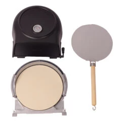 Fernus & Friends Pizza Oven - Voor Fornuis - Black Matted - Voor ø 26 Cm Pizza's -Goedkope Keuken Benodigdheden Fernus zwart 3 delig