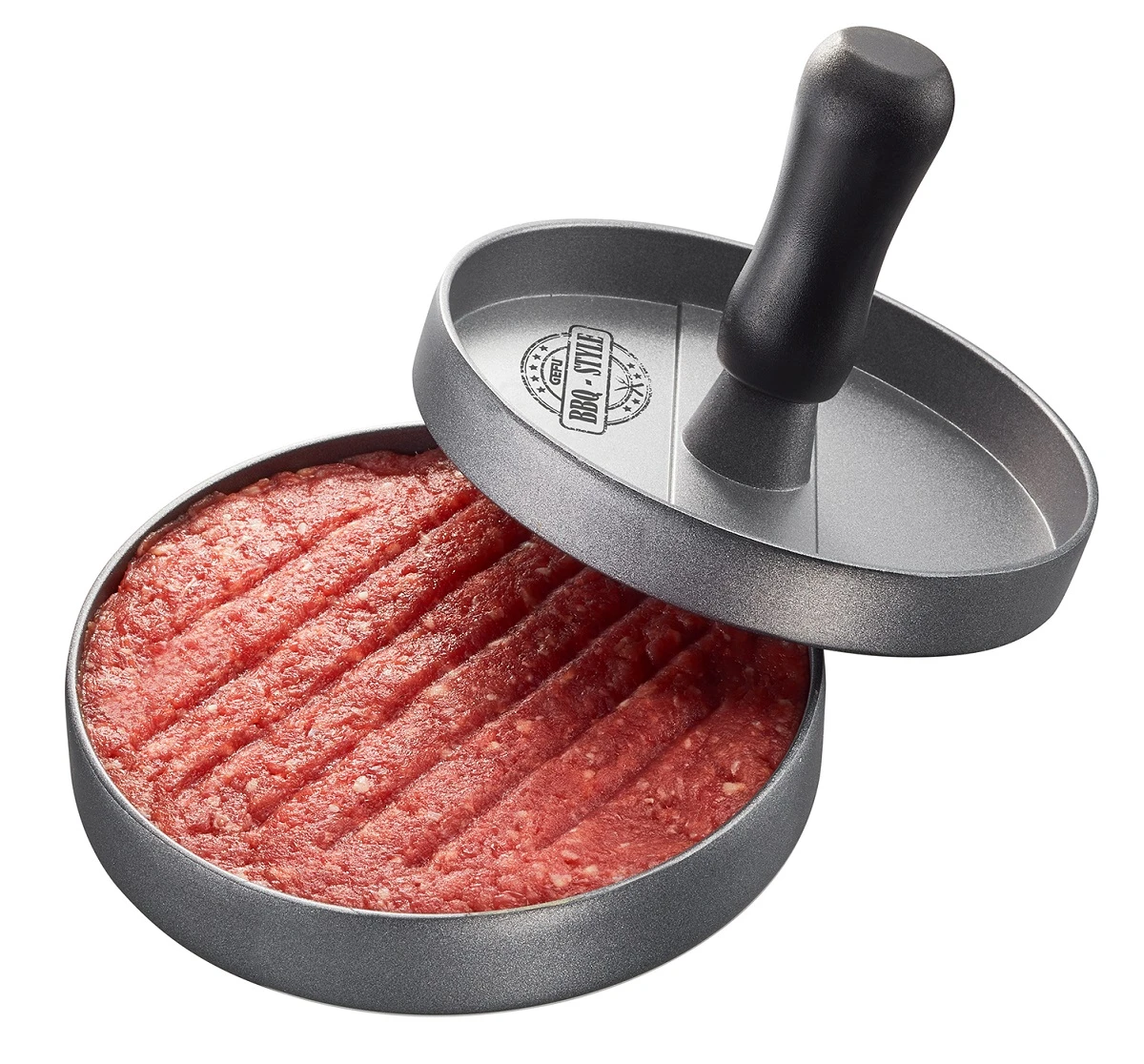 Gefu Hamburgerpers - Aluminium - ø 11.8 cm Gefu Hamburgerpers - Aluminium - ø 11.8 Cm -Goedkope Keuken Benodigdheden Gefu hamburgerpers