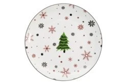 Studio Tavola Kerstservies - Porselein - Rood - 18-delig / 6 Personen -Goedkope Keuken Benodigdheden HIT Kerstservies Rood 02
