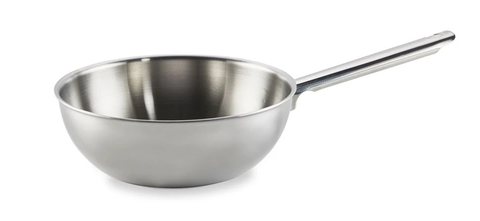 Habonne Wokpan - TriPly RVS - ø 24 cm - zonder anti-aanbaklaag Habonne Wokpan - TriPly RVS - ø 24 Cm - Zonder Anti-aanbaklaag -Goedkope Keuken Benodigdheden Habonne wok 24 cm Triply steel