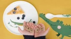 ASA Selection Kinderservies Kids Croco Krokodil 5-delig -Goedkope Keuken Benodigdheden Kindergeschirr kids teller Krokodil