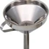 KitchenCraft Trechter RVS - ø 13 Cm -Goedkope Keuken Benodigdheden Kitchen Craft trechter met los zeefje 13cm rvs
