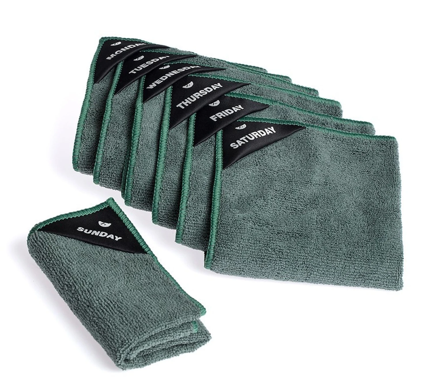 Klud Vaatdoekjes Oily Green 30 x 30 - 7 Stuks Klud Vaatdoekjes Oily Green 30 X 30 - 7 Stuks -Goedkope Keuken Benodigdheden Klud microvezel vaatdoekjes oily green set van 7 5700002039071 310 1