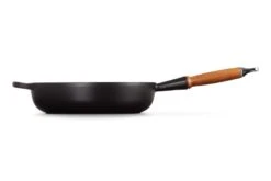 Le Creuset Hapjespan Signature - Mat Zwart - ø 28 Cm / 3.6 Liter- Geëmailleerde Anti-aanbaklaag -Goedkope Keuken Benodigdheden LC 20210721 HL PS FS 20259280000422 003