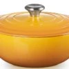 Le Creuset Braadpan Signature - Marmite - Nectar - ø 26 Cm / 4.1 Liter -Goedkope Keuken Benodigdheden LC 20220721 HL PS FS 21114266724430 001