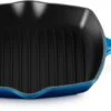 Le Creuset Grillpan Signature - Azure - 26 X 26 Cm - Geëmailleerde Anti-aanbaklaag -Goedkope Keuken Benodigdheden LC 20231011 HL PS FS 20183262200422 002