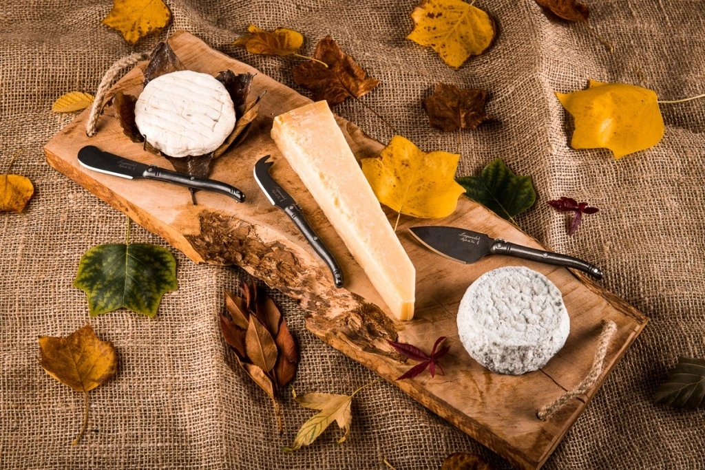 Laguiole Style de Vie Kaasmessenset Black Stonewash Laguiole Style De Vie Kaasmessenset Black Stonewash -Goedkope Keuken Benodigdheden Laguiole kaasmessen black stonewasg sf kl 3