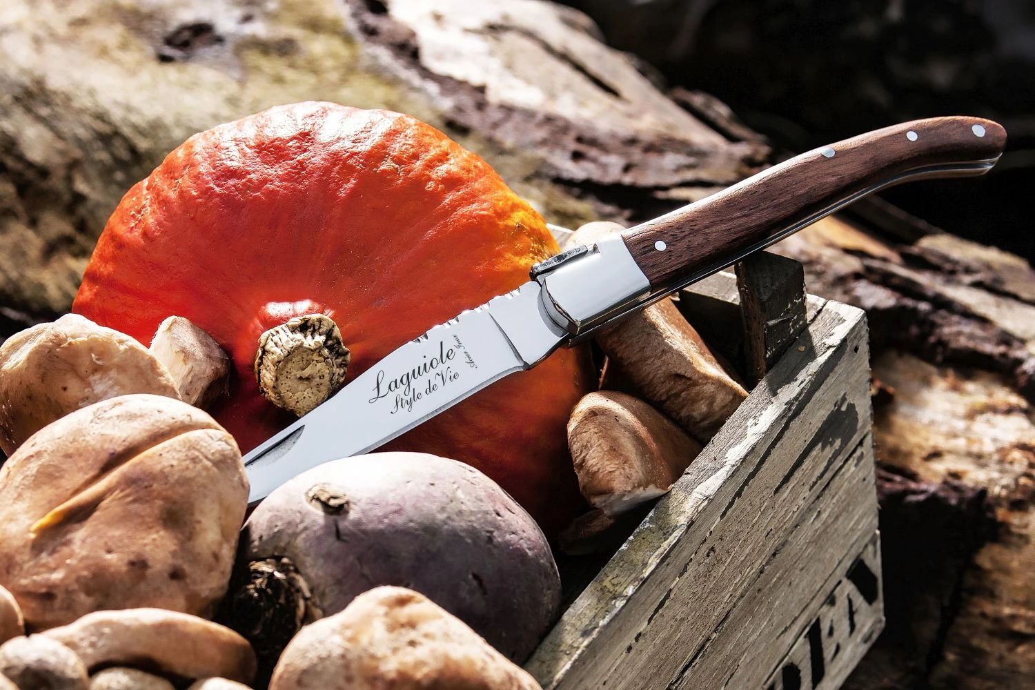 Laguiole Style de Vie Zakmes Rozenhout Laguiole Style De Vie Zakmes Rozenhout -Goedkope Keuken Benodigdheden Laguiole zakmes rozenhout sf gr 8