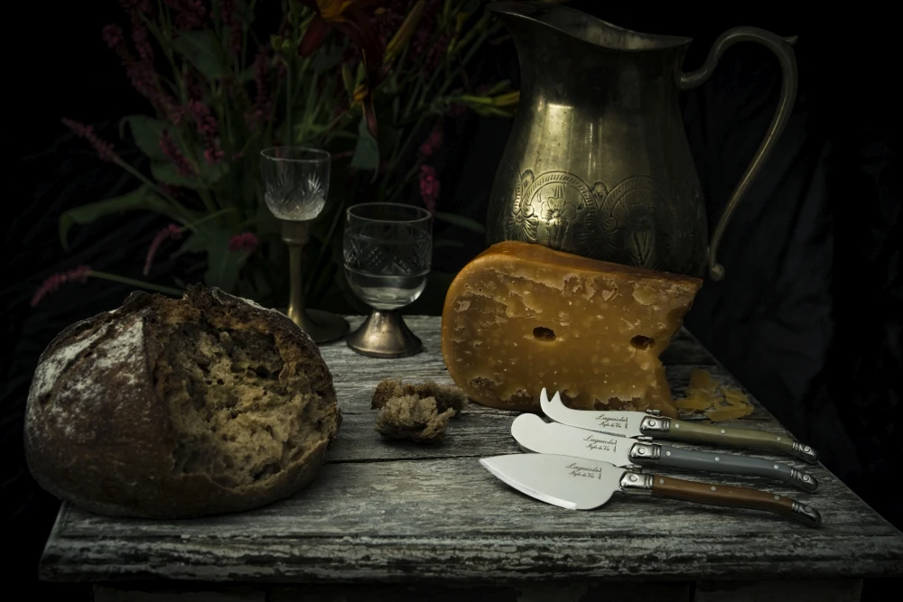 Laguiole Style de Vie Kaasmessenset Treasure 3 Stuks Laguiole Style De Vie Kaasmessenset Treasure 3 Stuks -Goedkope Keuken Benodigdheden Laguiole Kaasmessen Sfeer03