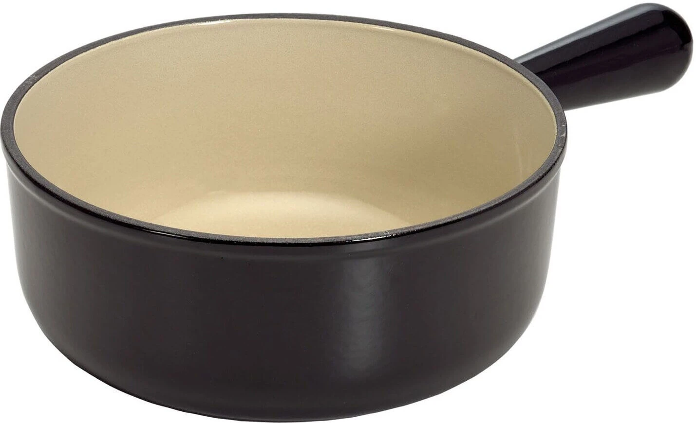 Le Creuset Fonduepan Tradition - Mat Zwart - ø 20 cm / 1.9 liter Le Creuset Fonduepan Tradition - Mat Zwart - ø 20 Cm / 1.9 Liter -Goedkope Keuken Benodigdheden Le Creuset Fonduepan zwart