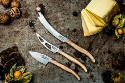 Laguiole Style De Vie Kaasmessen / Kaasmessenset Luxury Line Eikenhout Stonewash - 3 Stuks -Goedkope Keuken Benodigdheden LuxKaasV2EikStone 4