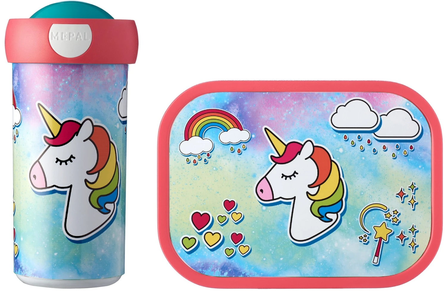 Mepal Lunchset (Schoolbeker & Lunchbox) Campus Unicorn Mepal Lunchset (Schoolbeker & Lunchbox) Campus Unicorn -Goedkope Keuken Benodigdheden Mepal Lunchset Unicorn 1 107420165377 0
