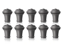 Vacu Vin Wijnstopper Vacuum Wine Stopper - Grijs - 10 Stuks